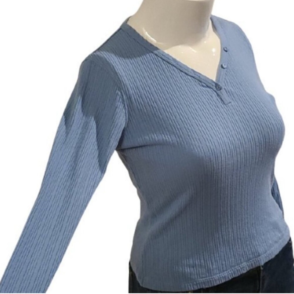 Make offer! The North Face A5 V Neck Light Blue Women's long sleeve Top Medium